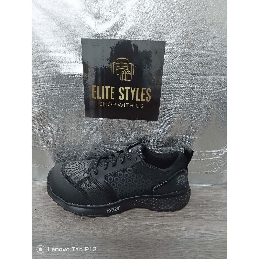 Timberland Women's Reaxion Composite Low Safety Shoes - Black 8.5